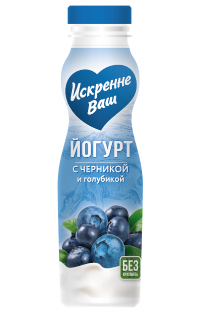 Натуральный йогурт Черника-голубика