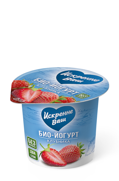 Био-йогурт с клубникой