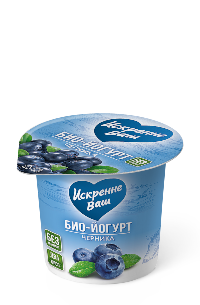 Био-йогурт с черникой