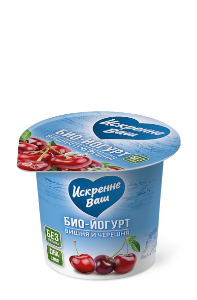 Био-йогурт с вишней