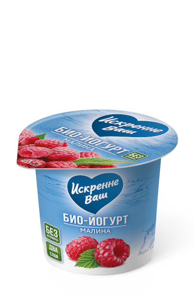 Био-йогурт с малиной