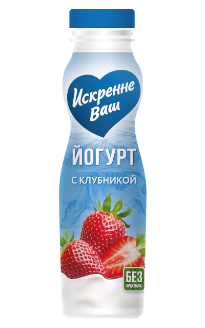 Йогурт с клубникой 1,5% жирность