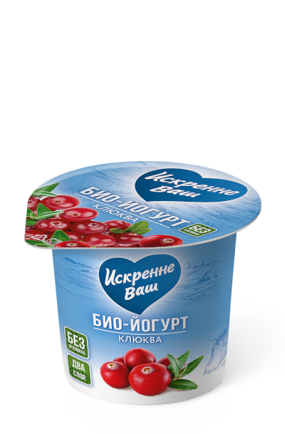 Био-йогурт с клюквой 2,5% жирности