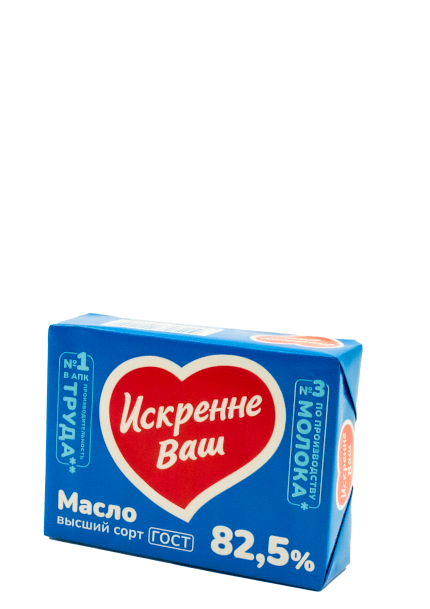 Масло 82,5% сливочное